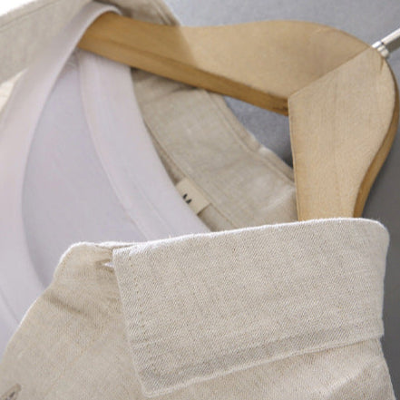 ClubHéritage linen long sleeve shirt