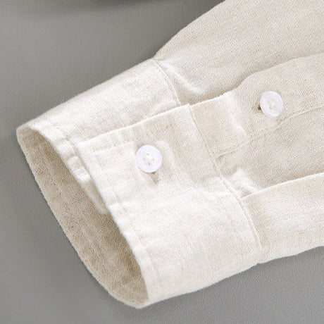 ClubHéritage linen long sleeve shirt