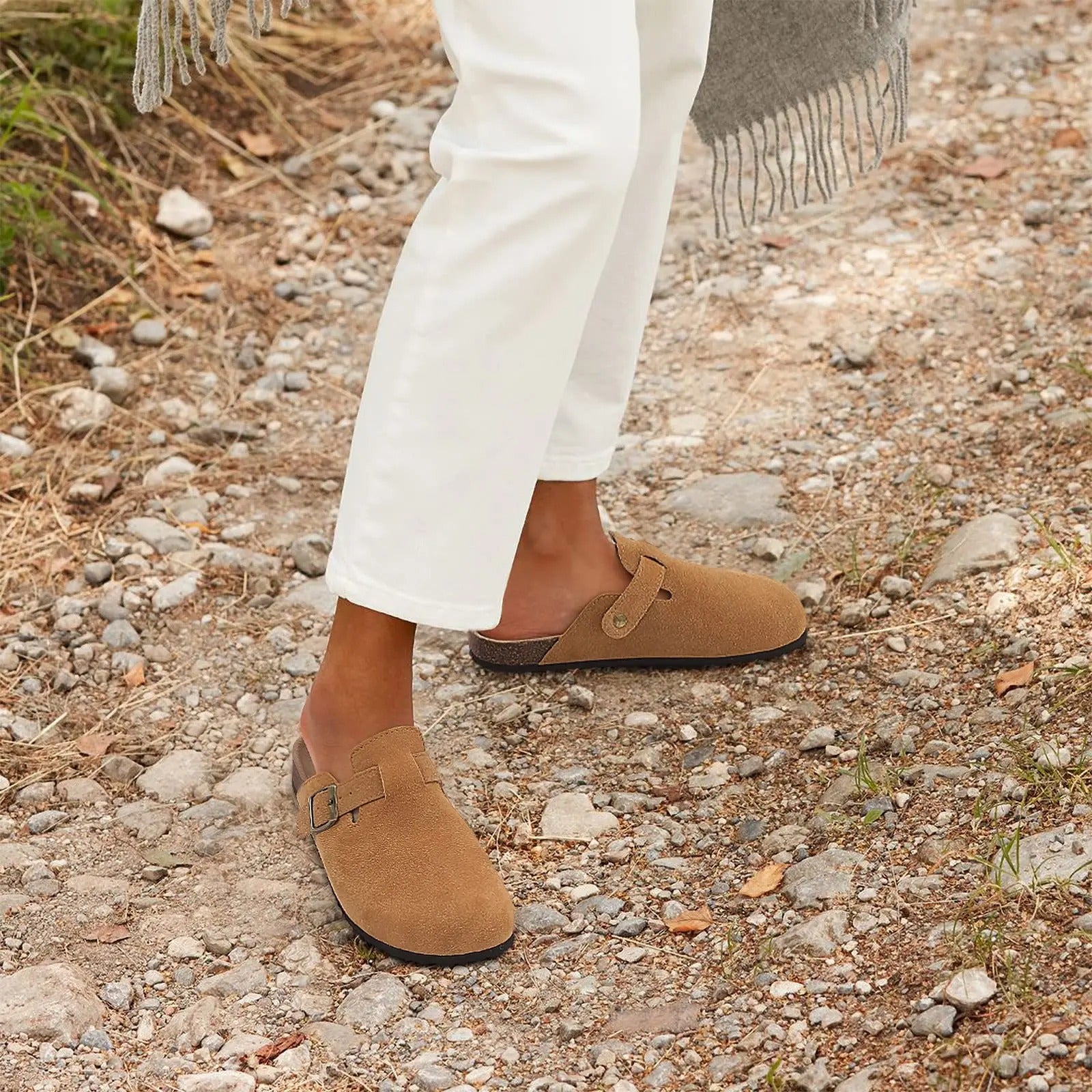 ClubHéritage suede clog