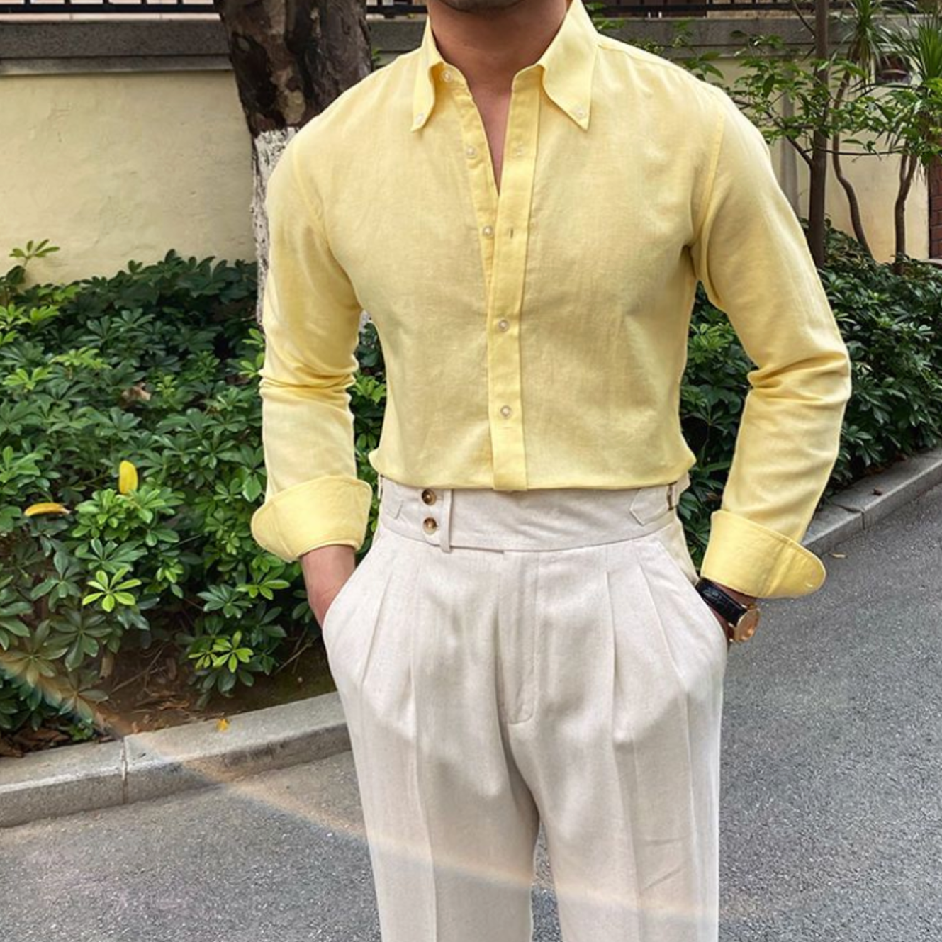 ClubHéritage Classic shirt - yellow