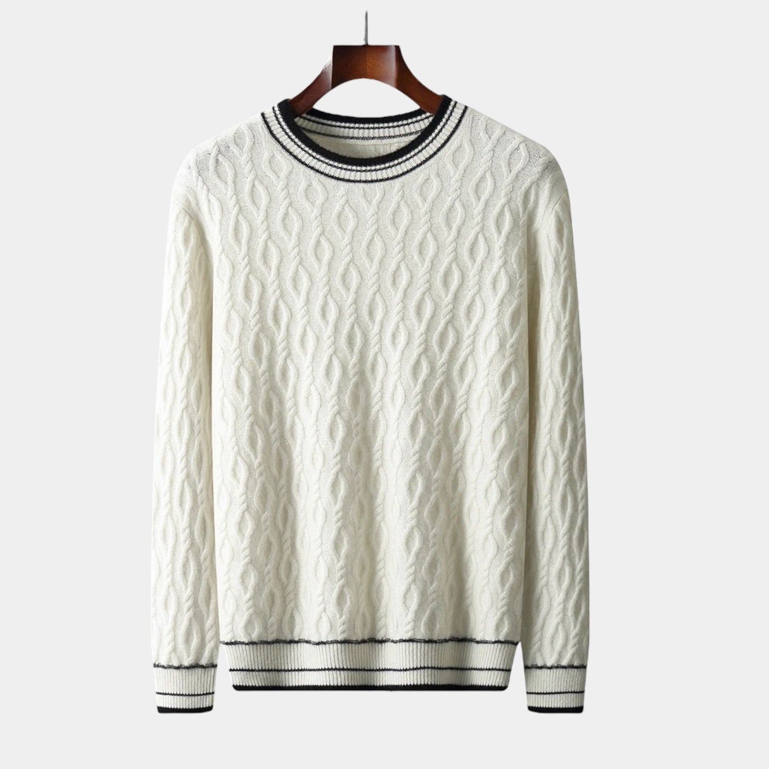 ClubHéritage Merino wool round neck knitted sweater