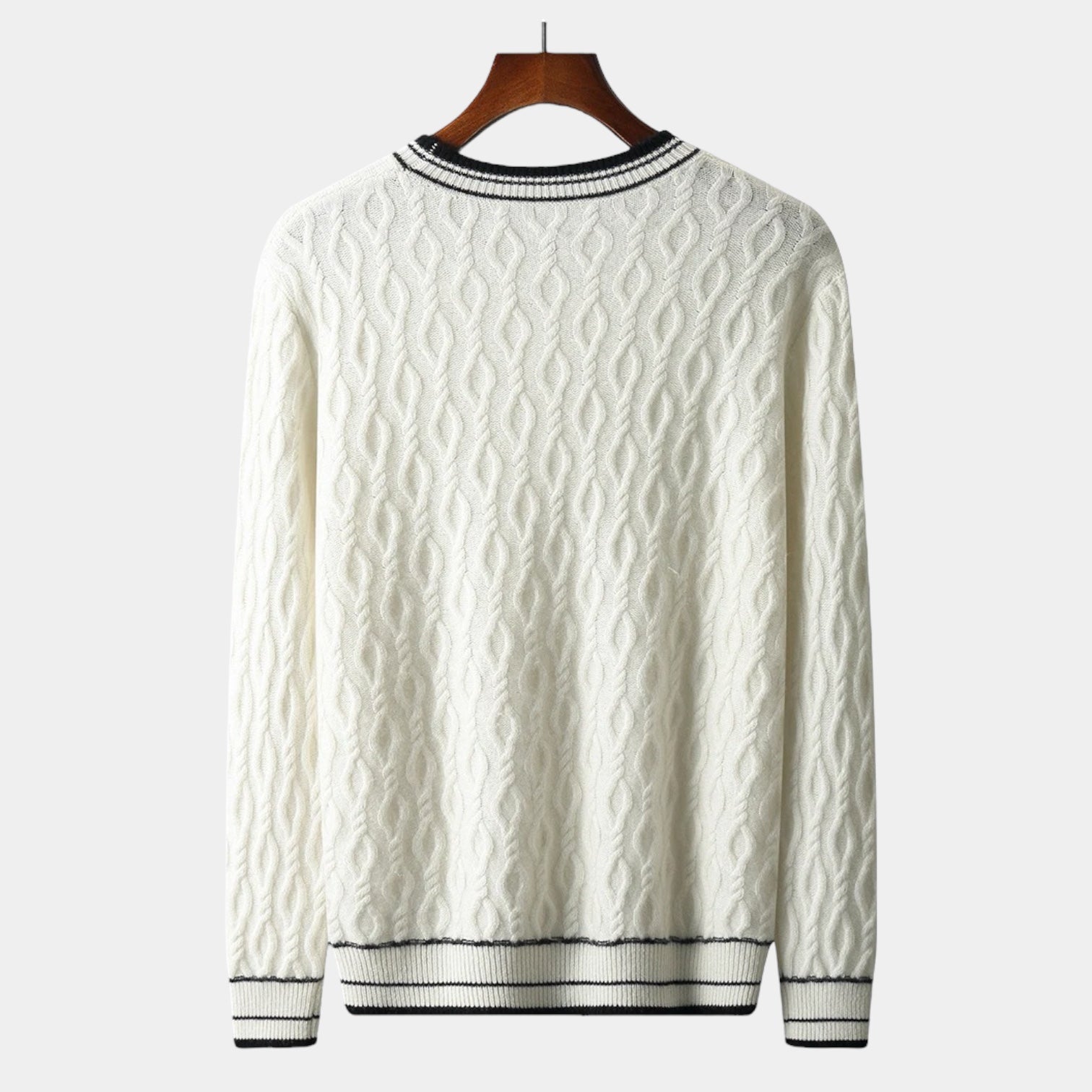 ClubHéritage Merino wool round neck knitted sweater