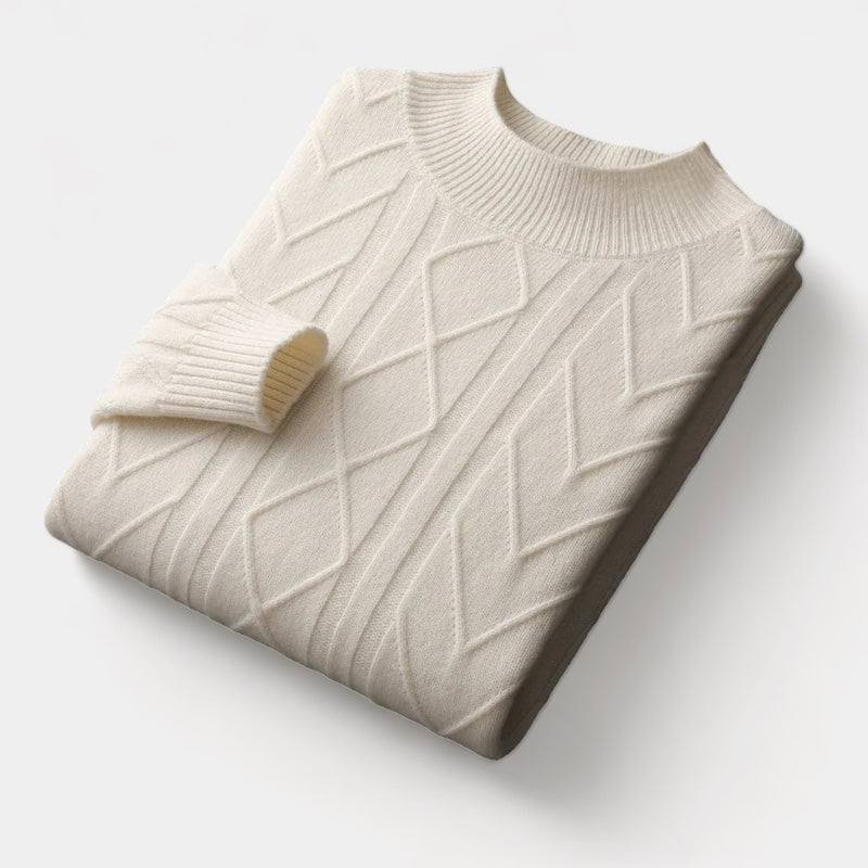 ClubHéritage Merino wool tressed sweater