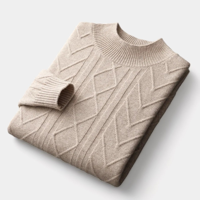 ClubHéritage Merino wool tressed sweater
