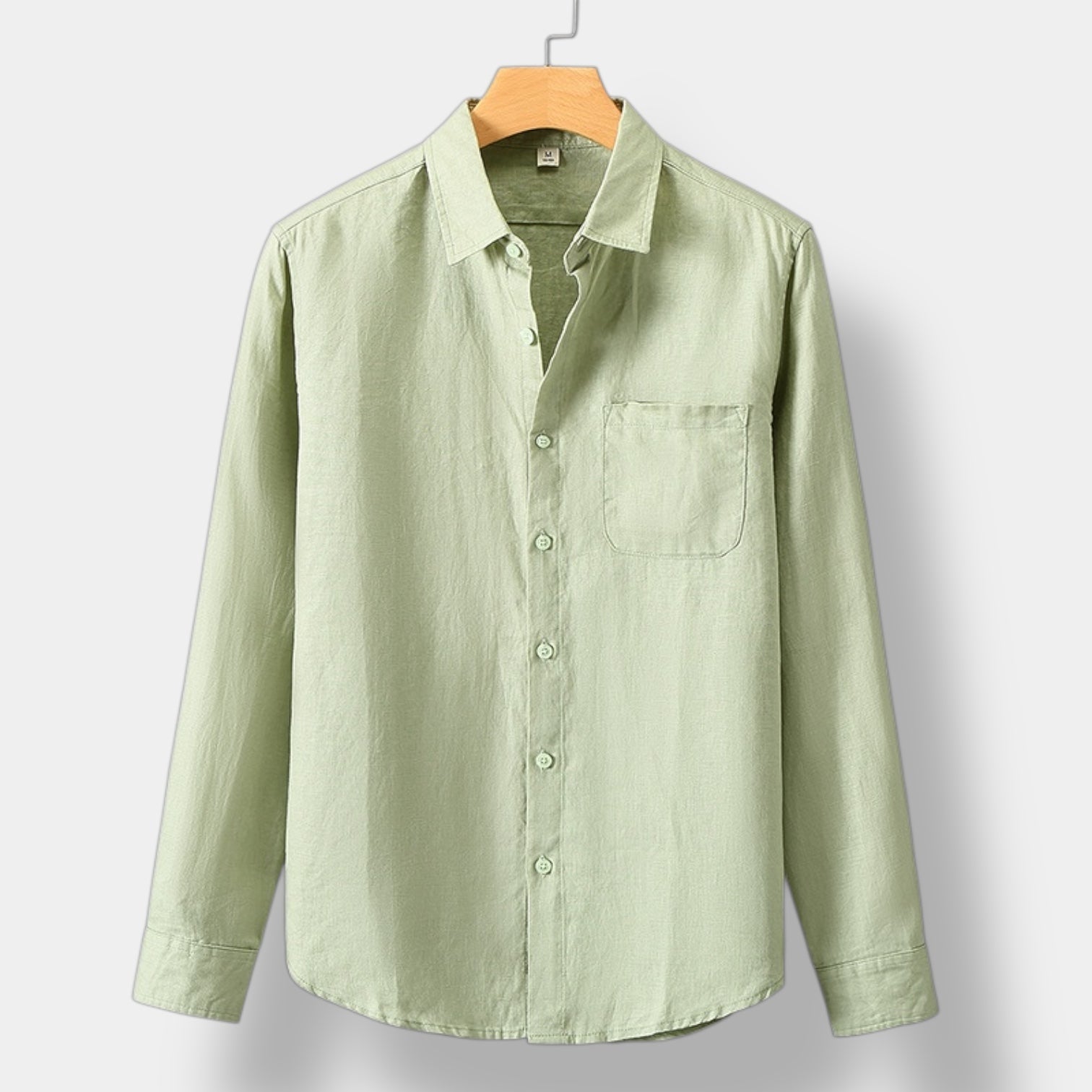 ClubHéritage linen long sleeve shirt