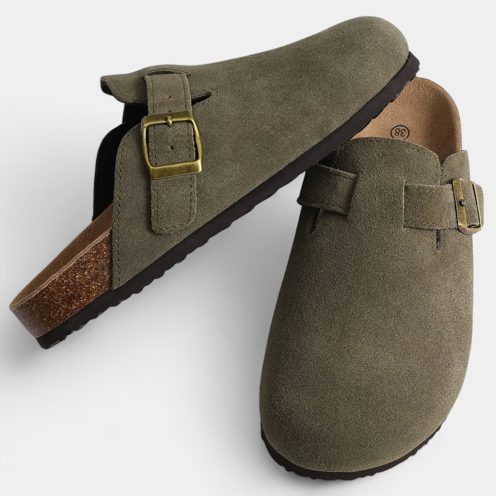 ClubHéritage suede clog