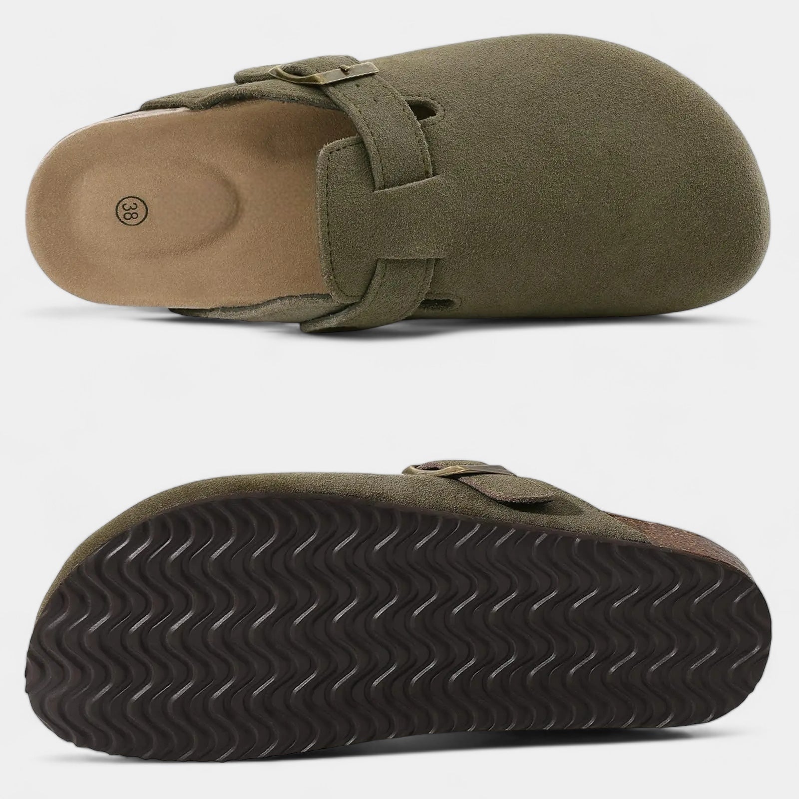ClubHéritage suede clog