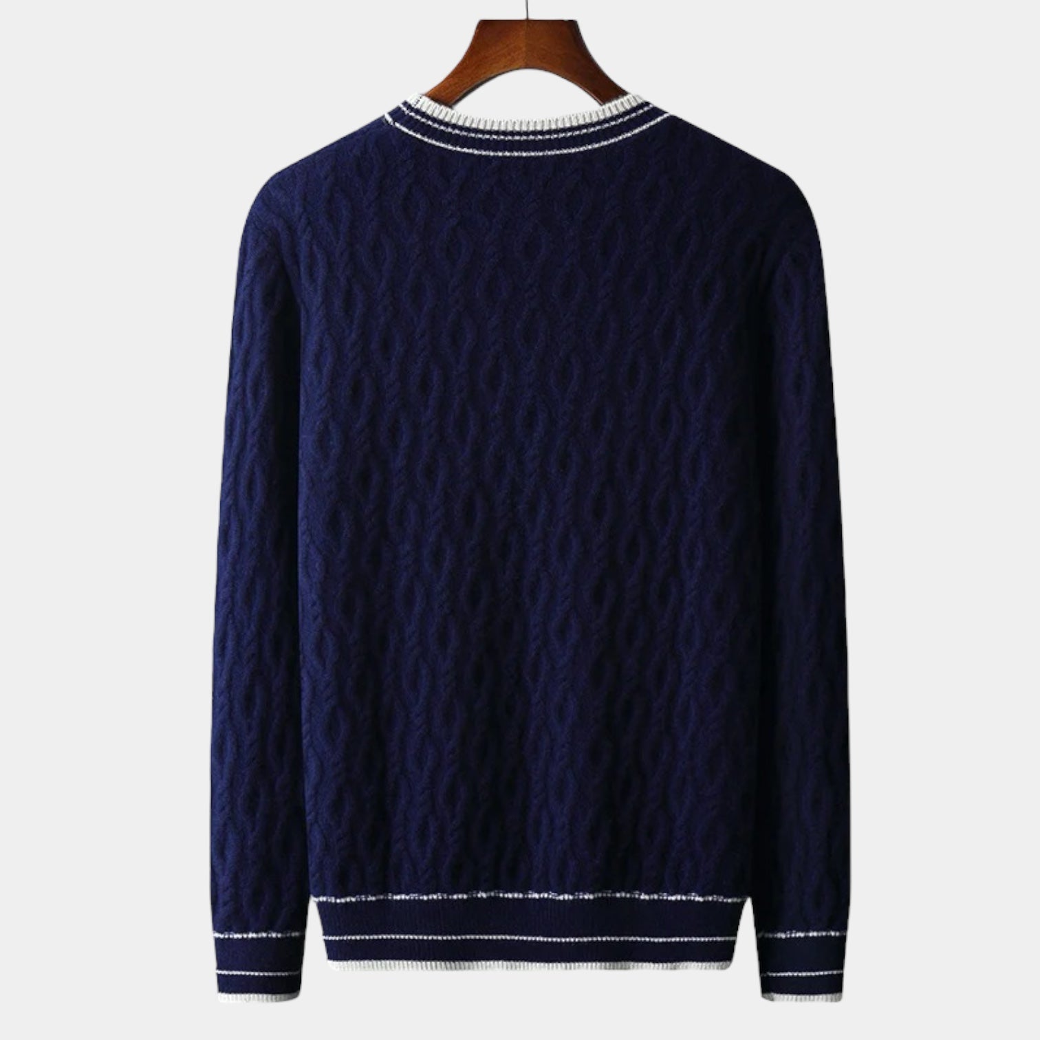 ClubHéritage Merino wool round neck knitted sweater