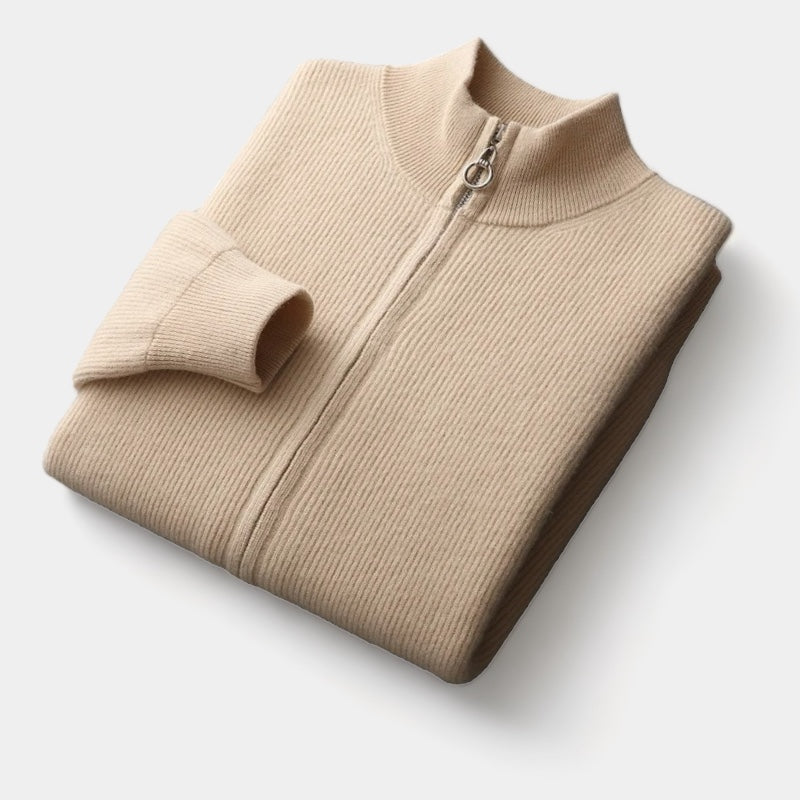 ClubHéritage Merino wool zip sweater