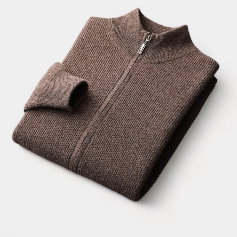 ClubHéritage Merino wool zip sweater