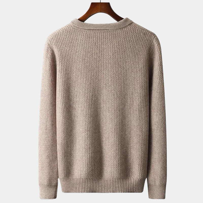 ClubHéritage Merino wool flap collar sweater