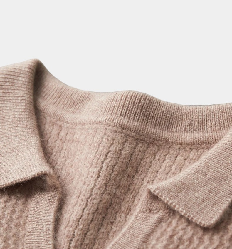 ClubHéritage Merino wool flap collar sweater
