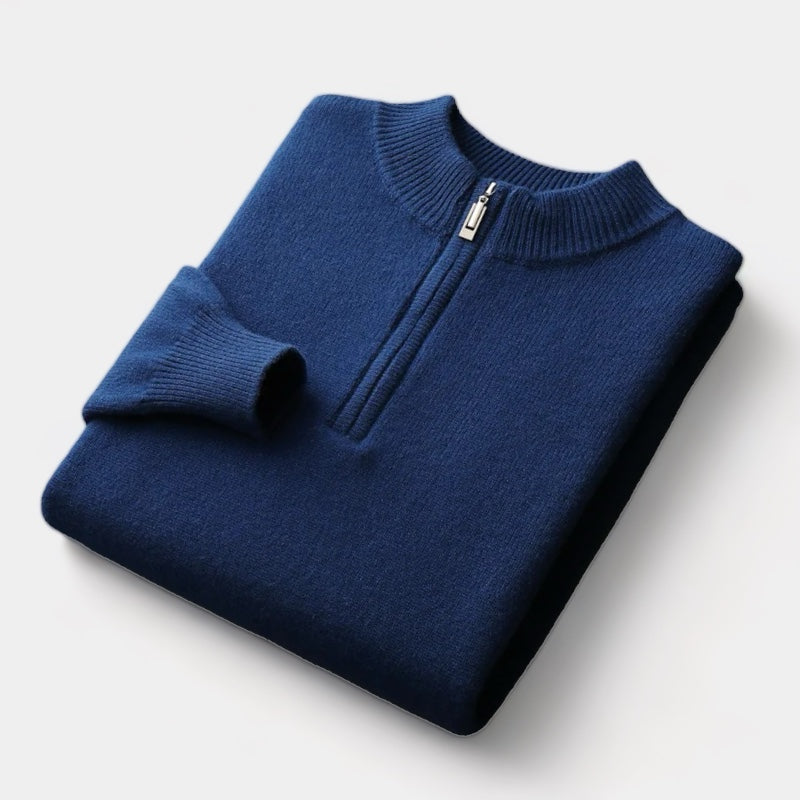 ClubHéritage Merino wool quarter-zip sweater