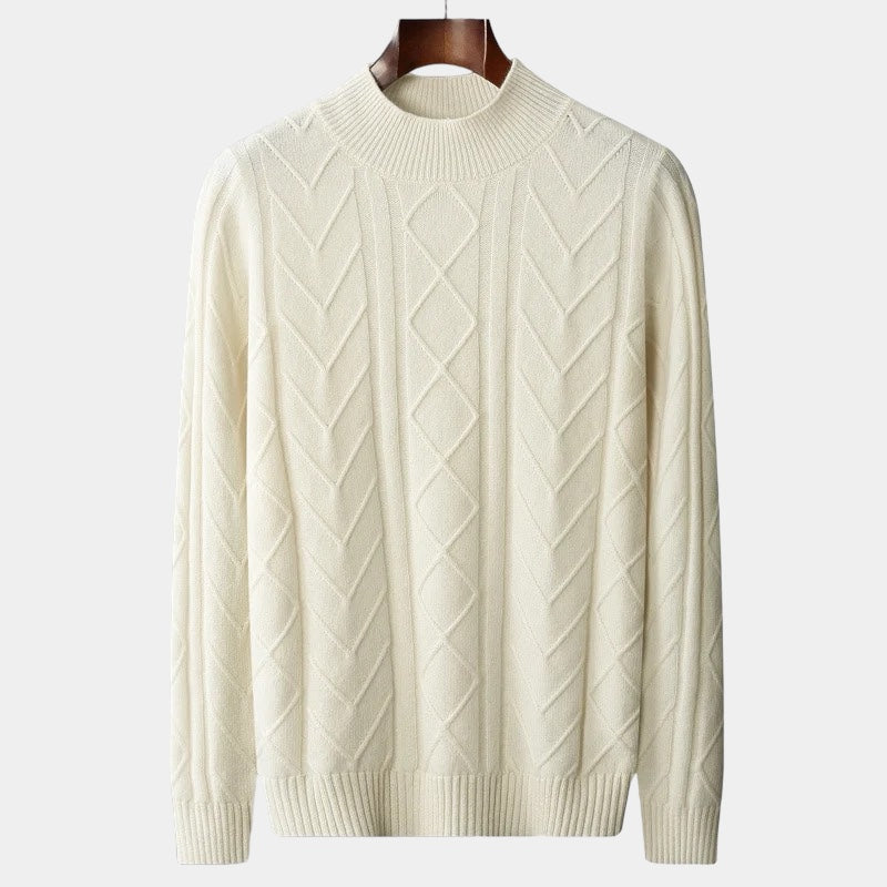 ClubHéritage Merino wool tressed sweater