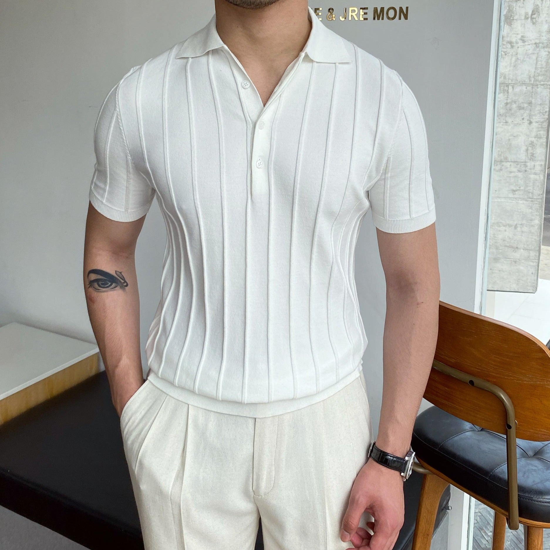 ClubHéritage striped polo shirt