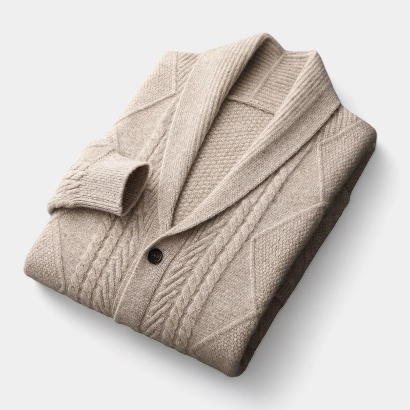 ClubHéritage Merino wool cardigan