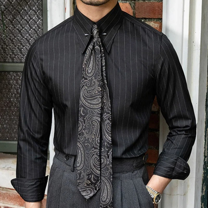 ClubHéritage business shirt - black