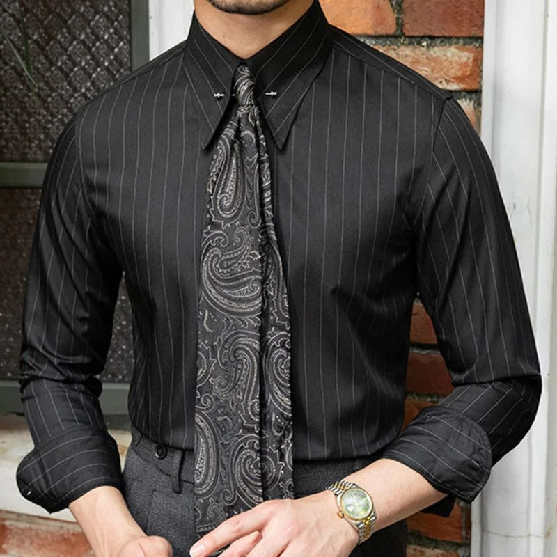 ClubHéritage business shirt - black