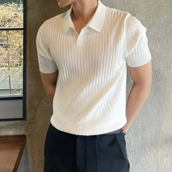 ClubHéritage slim polo - white